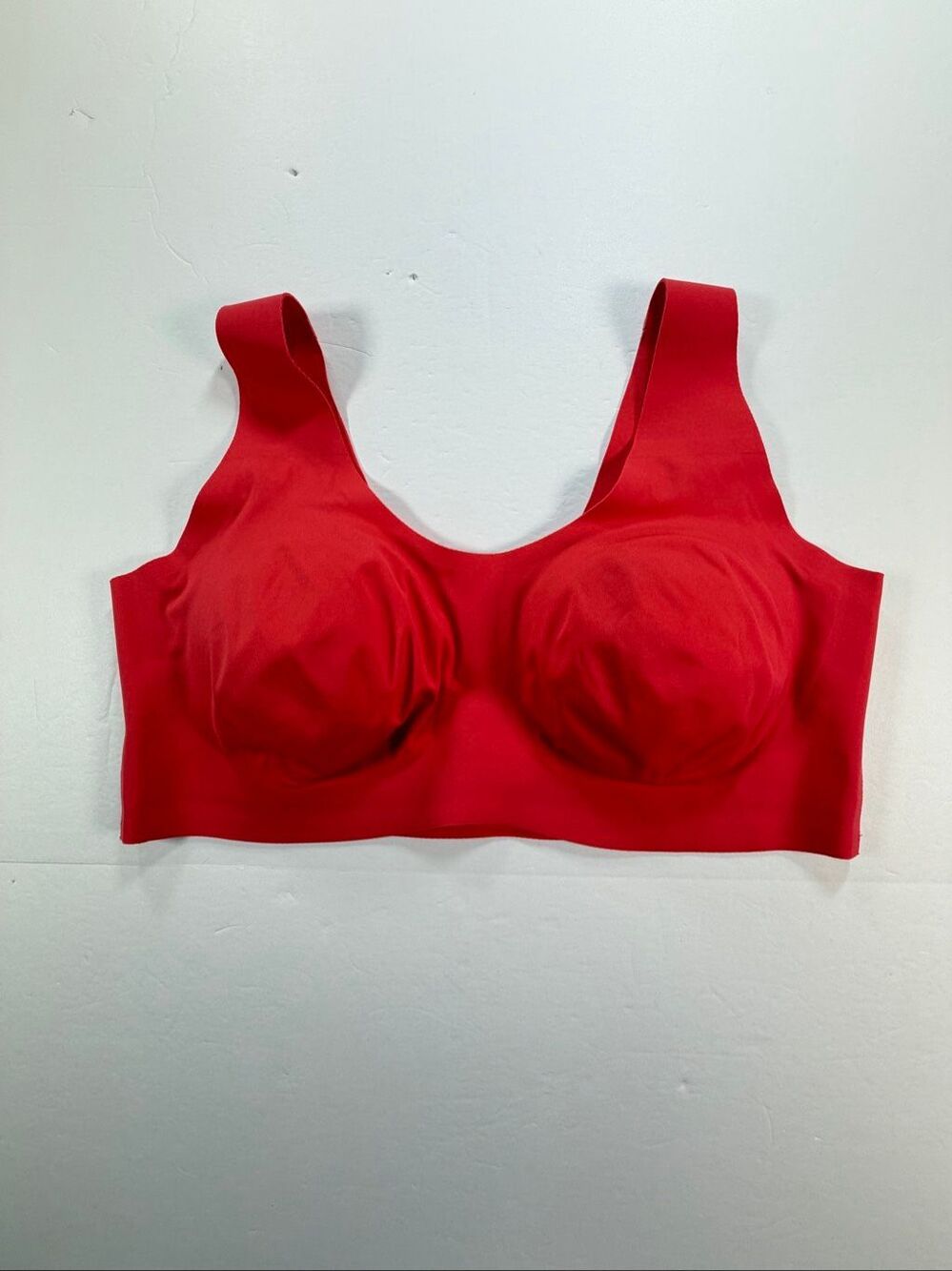 Knix Women’s XXL+ Coral Wireless Seamless Bra Pullover Removable Pads Plus Size
